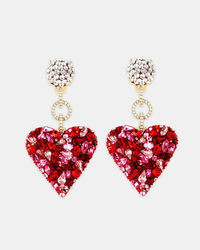 Aquazzura Jewelry Love Me Earrings Red 8211 Women Aquazzura Jewelry Love Me Earrings Red 8211 Women