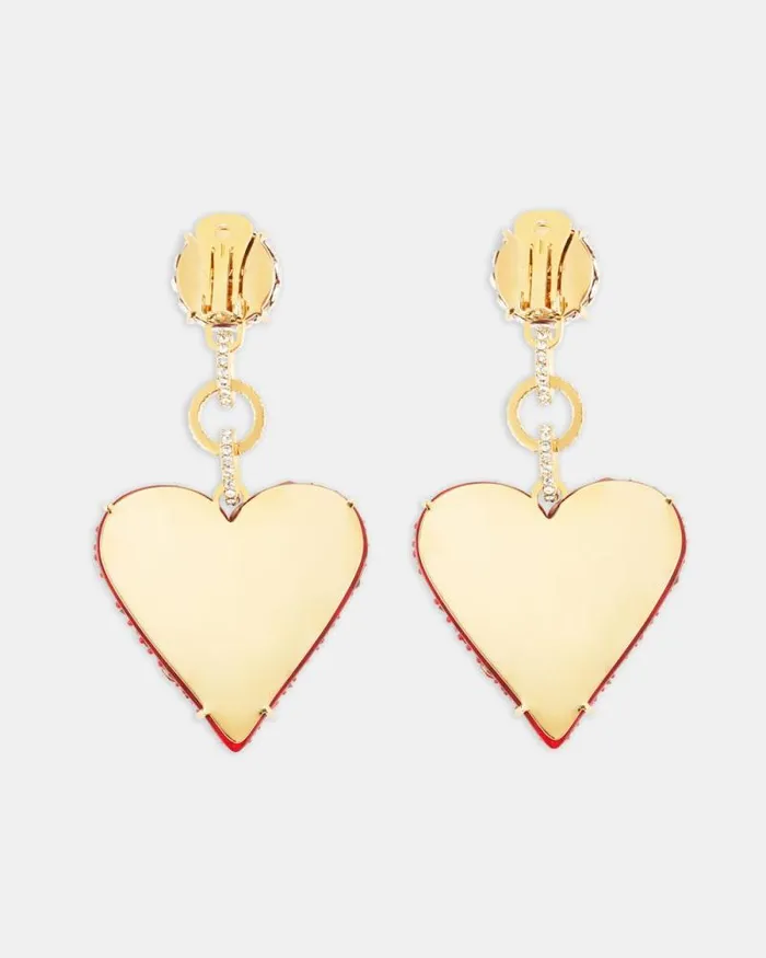 Aquazzura Jewelry Love Me Earrings Red 8211 Women Aquazzura Jewelry Love Me Earrings Red 8211 Women