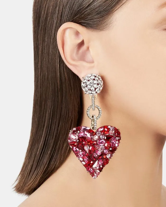 Aquazzura Jewelry Love Me Earrings Red 8211 Women Aquazzura Jewelry Love Me Earrings Red 8211 Women
