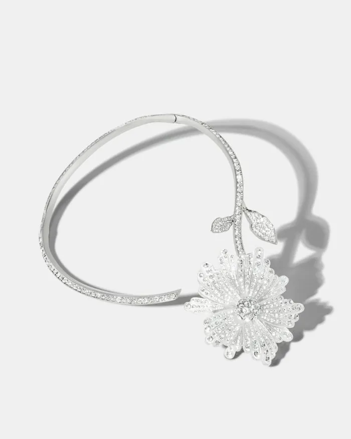 Aquazzura Jewelry Peony Crystal Necklace Silver 8211 Women Aquazzura Jewelry Peony Crystal Necklace Silver 8211 Women