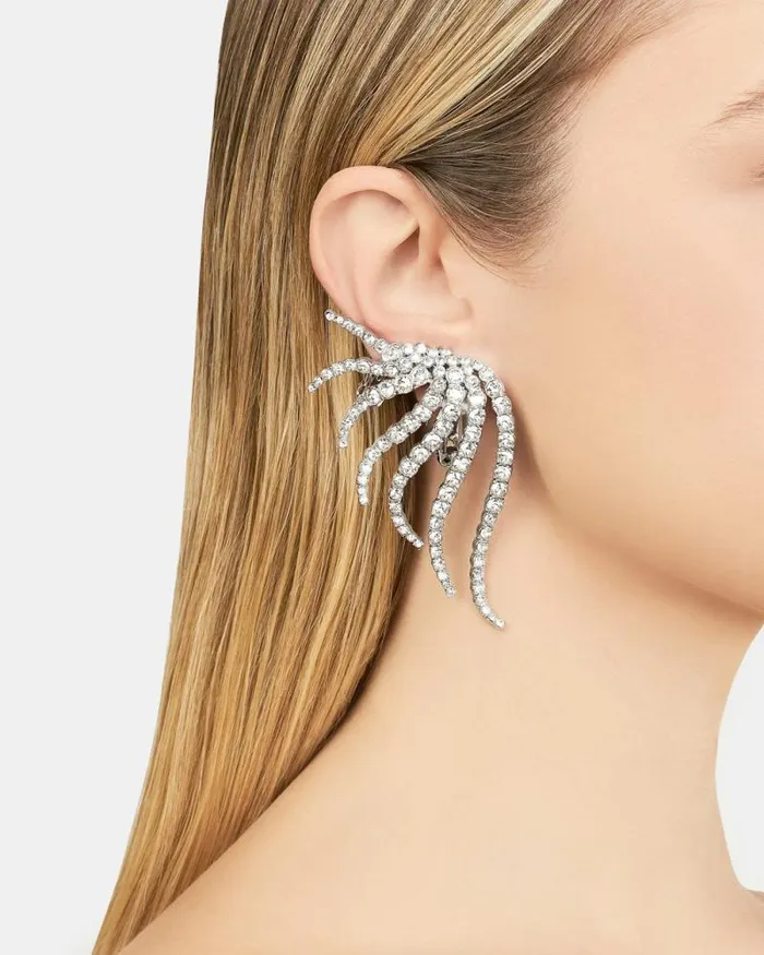 Aquazzura Jewelry Sunshine Earrings Silver 8211 Women Aquazzura Jewelry Sunshine Earrings Silver 8211 Women