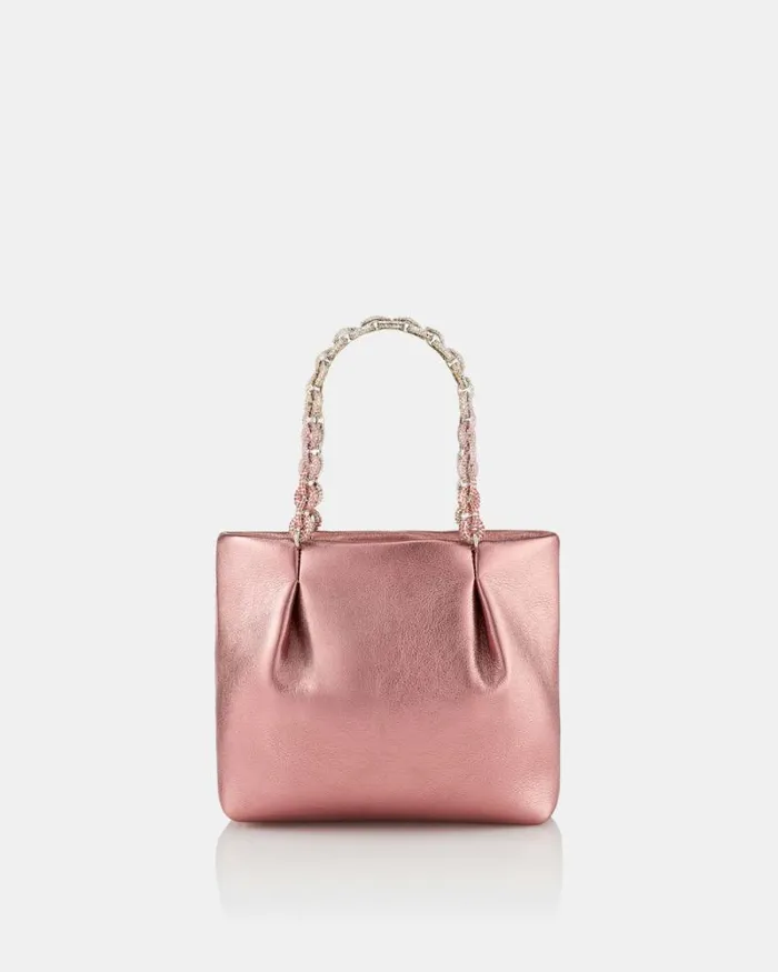 Aquazzura Mini Bags Love Link Mini Tote Pink 8211 Women Aquazzura Mini Bags Love Link Mini Tote Pink 8211 Women