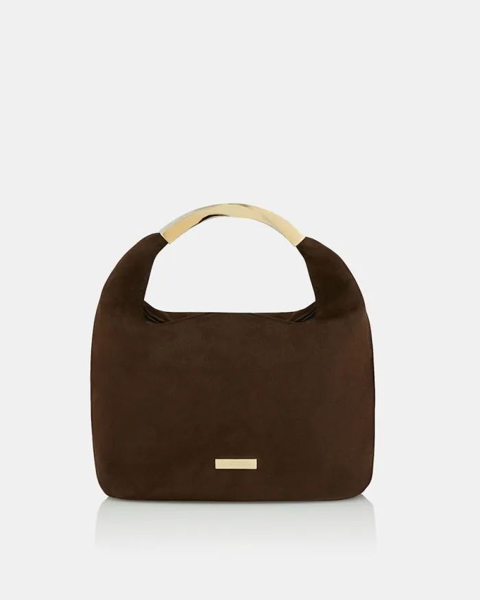 Aquazzura Mini Bags Twist Mini Hobo Brown 8211 Women Aquazzura Mini Bags Twist Mini Hobo Brown 8211 Women