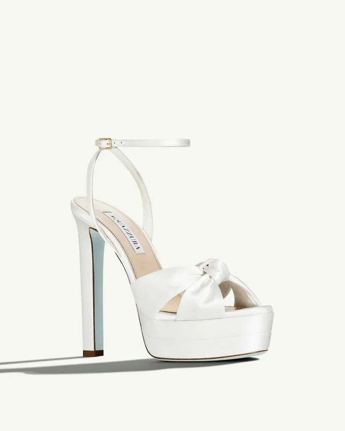 Aquazzura Platforms Cupid Bridal Plateau 130 White 8211 Women