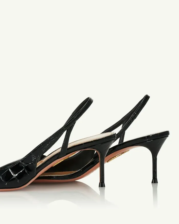 Aquazzura Pumps Alex Sling 65 Black 8211 Women Aquazzura Pumps Alex Sling 65 Black 8211 Women
