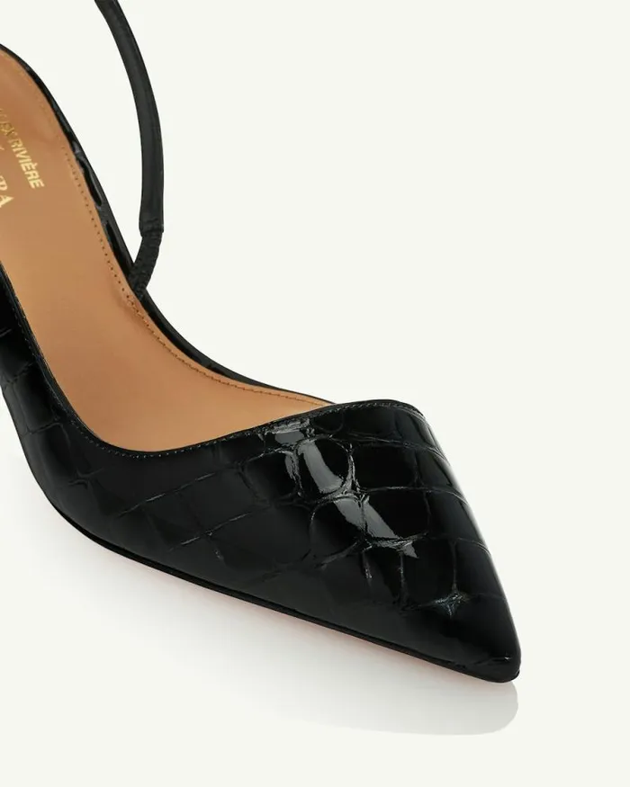 Aquazzura Pumps Alex Sling 65 Black 8211 Women Aquazzura Pumps Alex Sling 65 Black 8211 Women