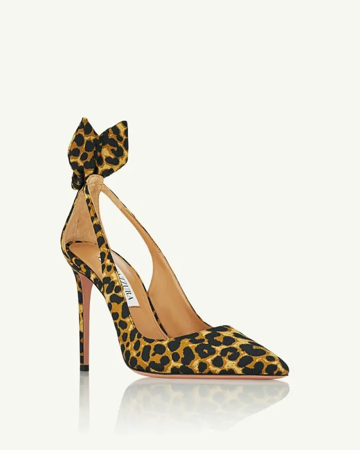 Aquazzura Pumps Bow Tie Pump 105 Leopard 8211 Women