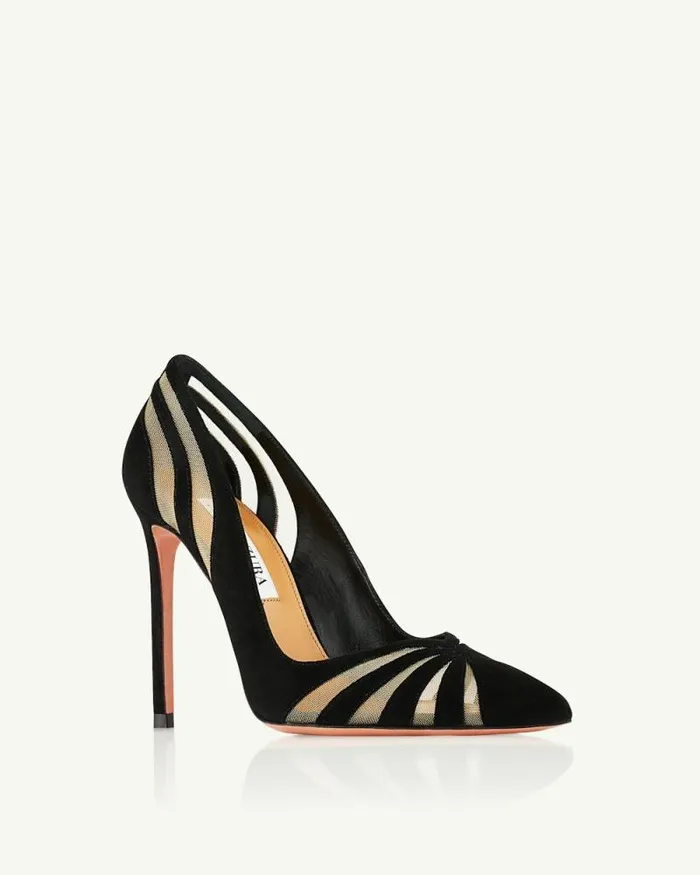 Aquazzura Pumps The Spy Pump 105 Black 8211 Women Aquazzura Pumps The Spy Pump 105 Black 8211 Women