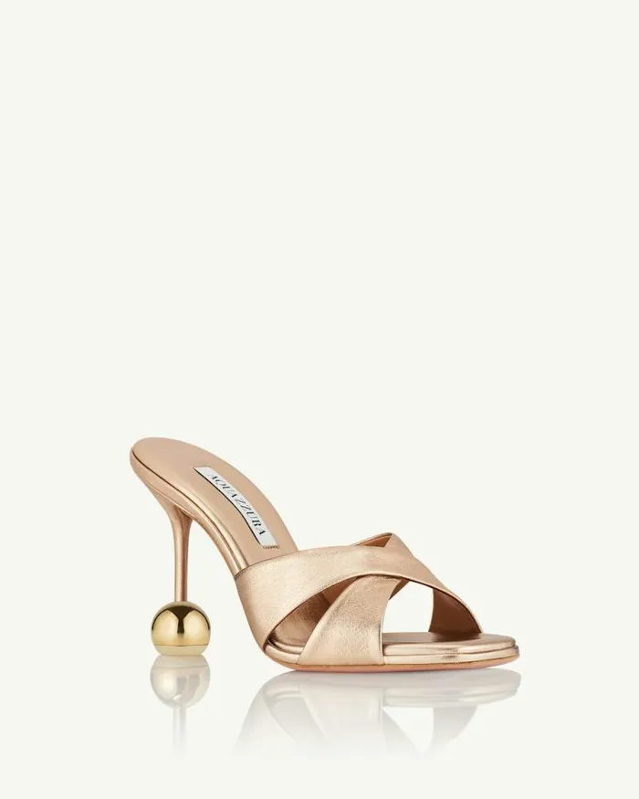 Aquazzura Sandals Darling Mule 95 Gold 8211 Women