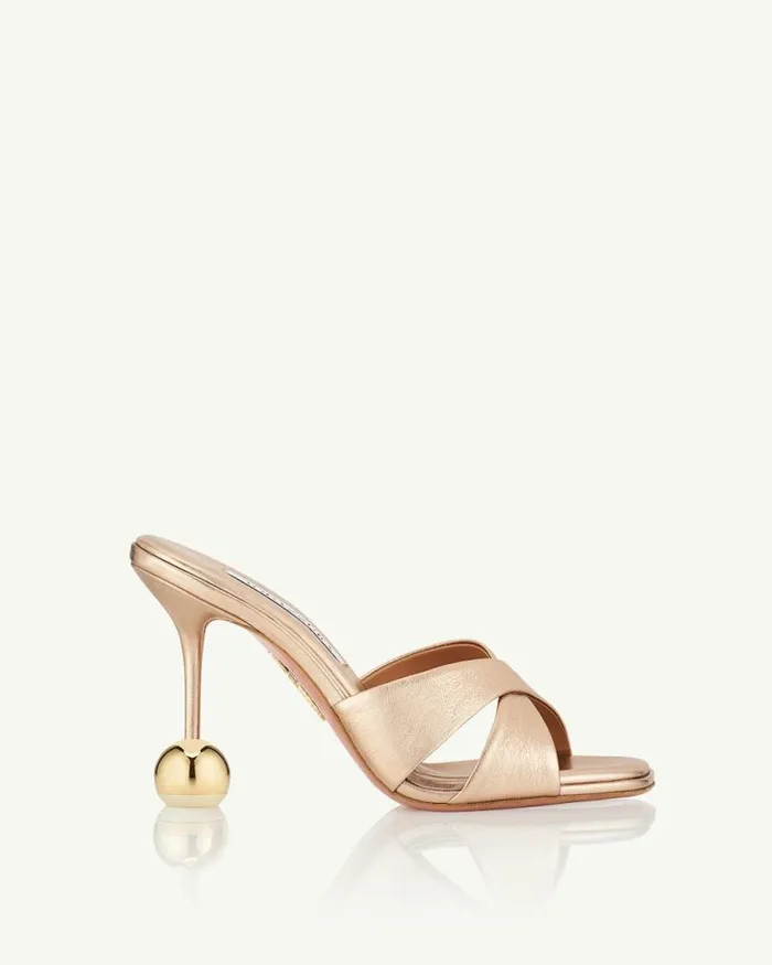 Aquazzura Sandals Darling Mule 95 Gold 8211 Women