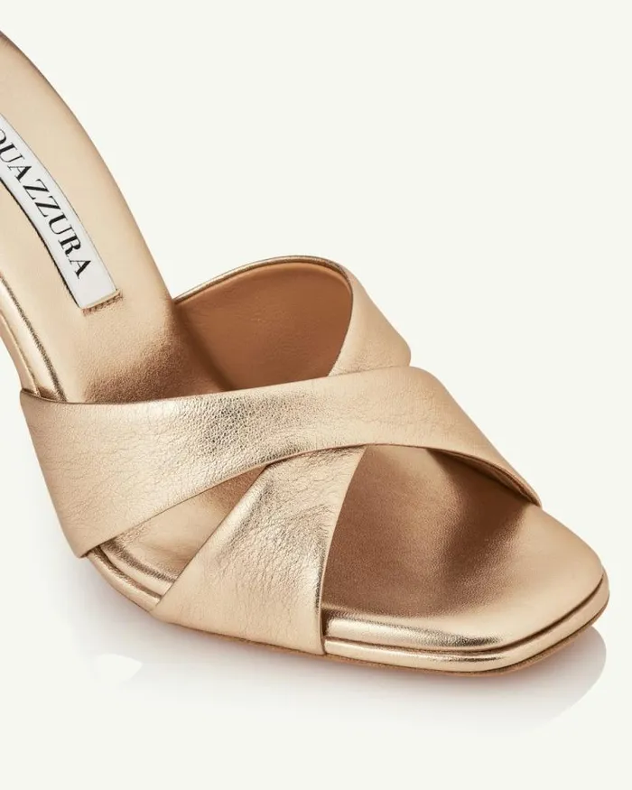 Aquazzura Sandals Darling Mule 95 Gold 8211 Women