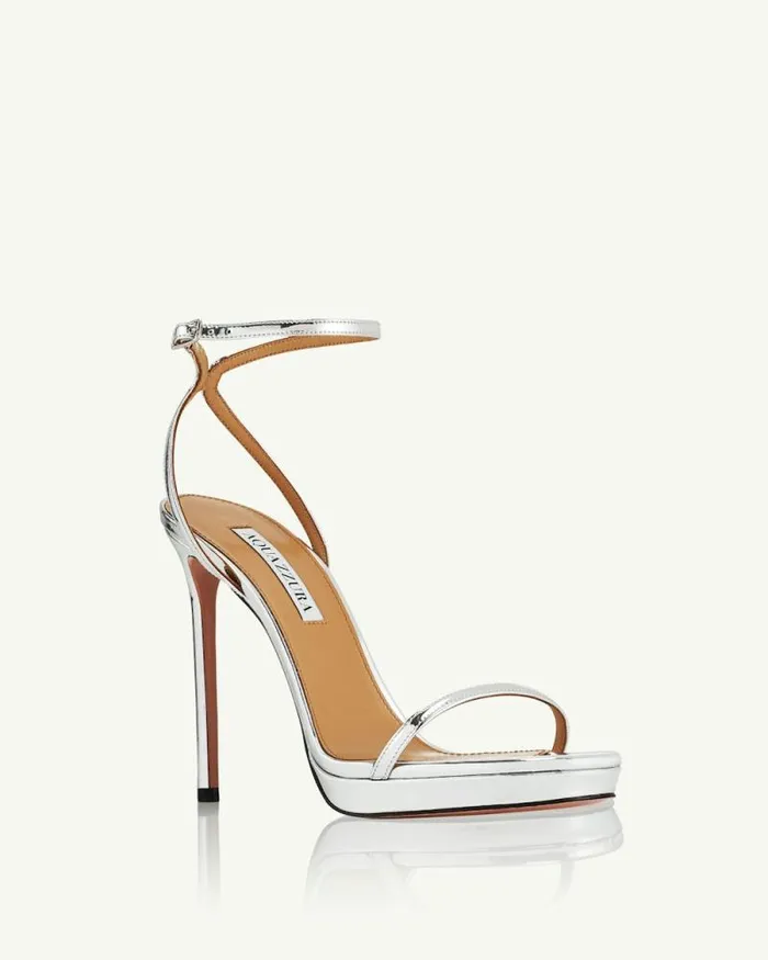 Aquazzura Sandals Olie Plateau 115 Silver 8211 Women