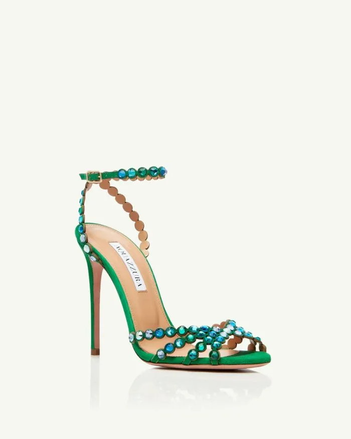 Aquazzura Sandals Tequila Sandal 105 Green 8211 Women