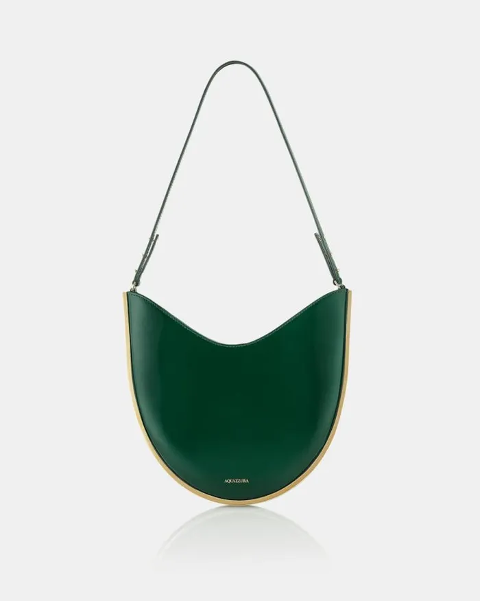 Aquazzura Shoulder Bags Purist Hobo Green 8211 Women Aquazzura Shoulder Bags Purist Hobo Green 8211 Women