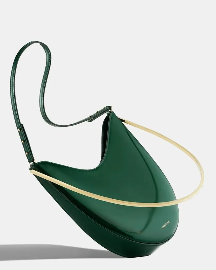 Aquazzura Shoulder Bags Purist Hobo Green 8211 Women Aquazzura Shoulder Bags Purist Hobo Green 8211 Women