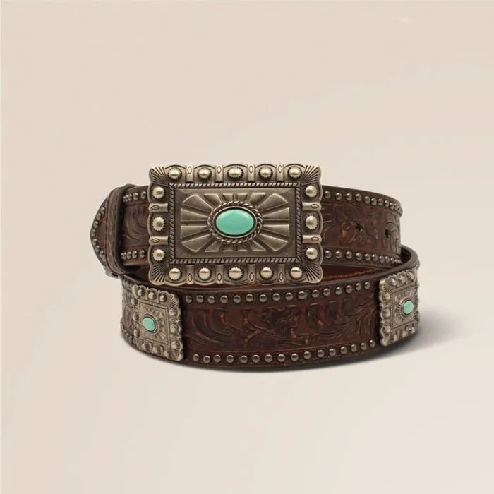 Ariat Belts Women Square Concho Belt