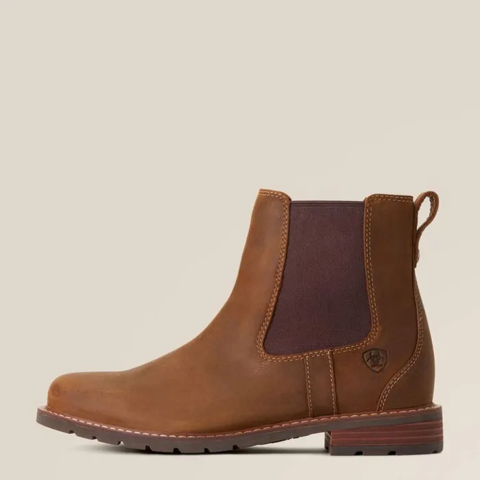 Ariat Booties Women Wexford Waterproof Chelsea Boot Weathered Brown Ariat Booties Women Wexford Waterproof Chelsea Boot Weathered Brown