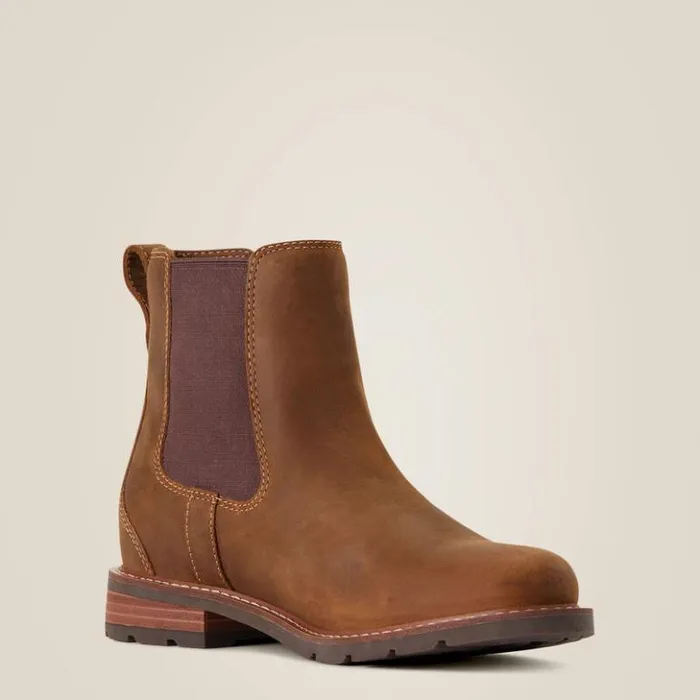 Ariat Booties Women Wexford Waterproof Chelsea Boot Weathered Brown Ariat Booties Women Wexford Waterproof Chelsea Boot Weathered Brown