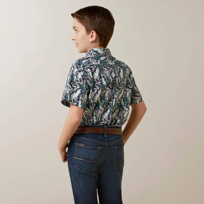 Ariat Button Down Shirts Kids O039shea Classic Fit Shirt White Ariat Button Down Shirts Kids O039shea Classic Fit Shirt White