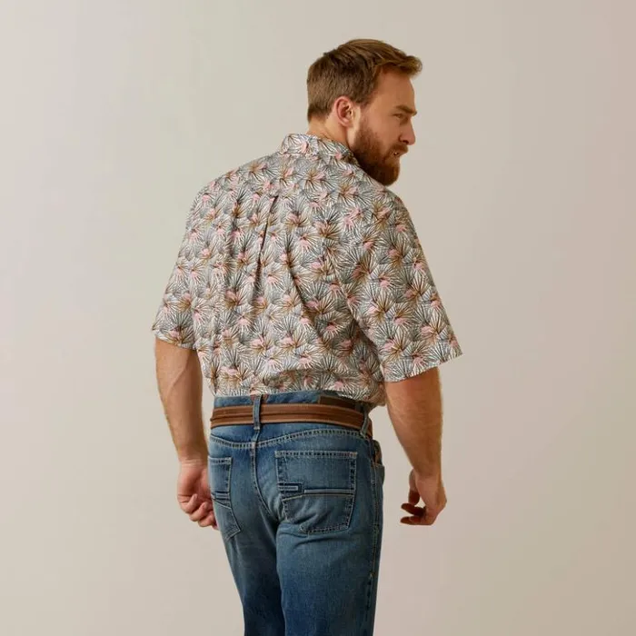 Ariat Button Down Shirts Men Amir Classic Fit Shirt White