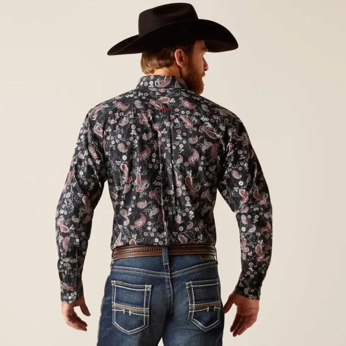 Ariat Button Down Shirts Men Norward Fitted Shirt Blackblack Ariat Button Down Shirts Men Norward Fitted Shirt Blackblack