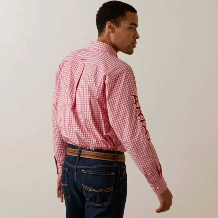 Ariat Button Down Shirts Men Pro Series Team Dustin Classic Fit Shirt Red Ariat Button Down Shirts Men Pro Series Team Dustin Classic Fit Shirt Red