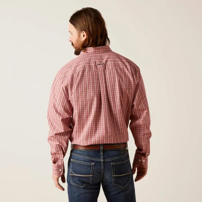 Ariat Button Down Shirts Men Wrinkle Free Kairo Classic Fit Shirt Biking Red Ariat Button Down Shirts Men Wrinkle Free Kairo Classic Fit Shirt Biking Red
