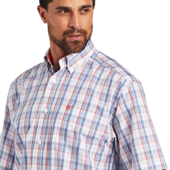Ariat Button Down Shirts Men Wrinkle Free Nasir Classic Fit Shirt White Ariat Button Down Shirts Men Wrinkle Free Nasir Classic Fit Shirt White