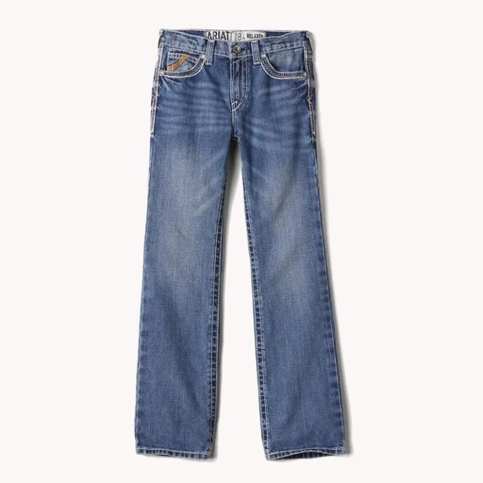 Ariat Denim Kids B4 Relaxed Coltrane Boot Cut Jean Durango Ariat Denim Kids B4 Relaxed Coltrane Boot Cut Jean Durango