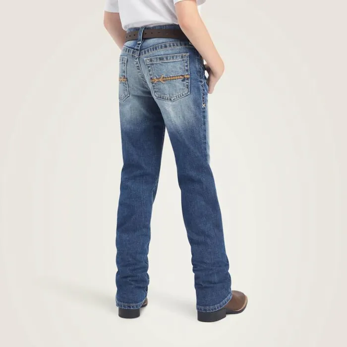 Ariat Denim Kids B5 Slim Cutler Stackable Straight Leg Jean Dakota Ariat Denim Kids B5 Slim Cutler Stackable Straight Leg Jean Dakota
