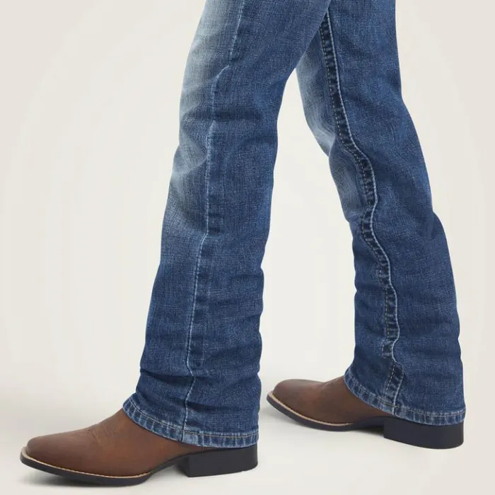 Ariat Denim Kids B5 Slim Cutler Stackable Straight Leg Jean Dakota Ariat Denim Kids B5 Slim Cutler Stackable Straight Leg Jean Dakota
