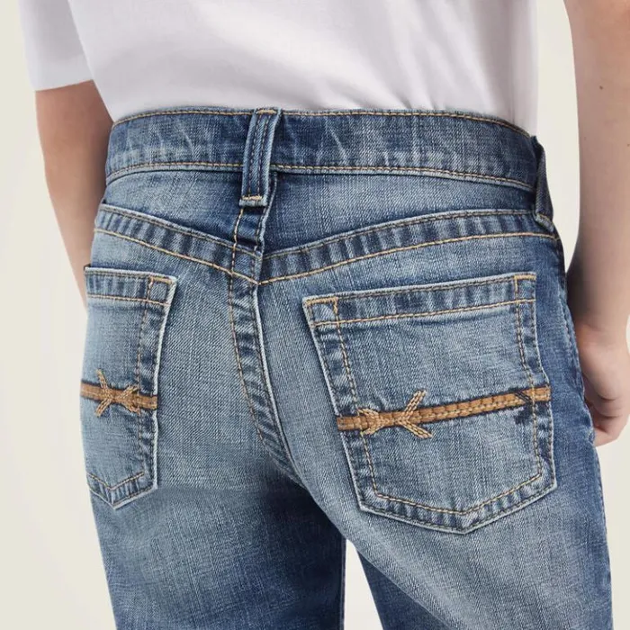 Ariat Denim Kids B5 Slim Cutler Stackable Straight Leg Jean Dakota Ariat Denim Kids B5 Slim Cutler Stackable Straight Leg Jean Dakota