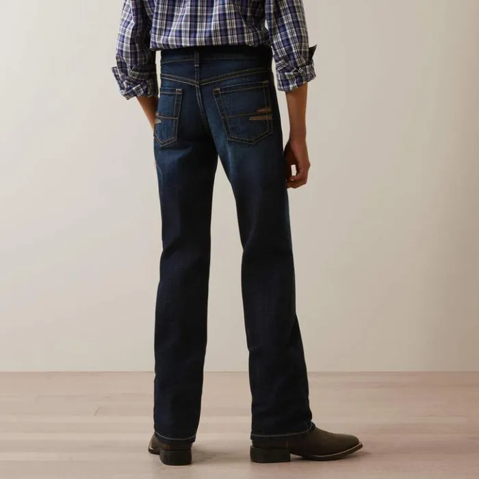 Ariat Denim Kids B5 Slim Trevor Straight Jean Mineral Blue Ariat Denim Kids B5 Slim Trevor Straight Jean Mineral Blue