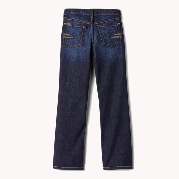 Ariat Denim Kids B5 Slim Trevor Straight Jean Mineral Blue Ariat Denim Kids B5 Slim Trevor Straight Jean Mineral Blue