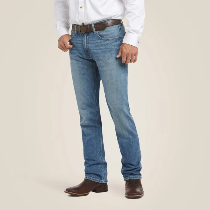 Ariat Denim Men M4 Low Rise Stretch Legacy Stackable Straight Leg Jean Sawyer