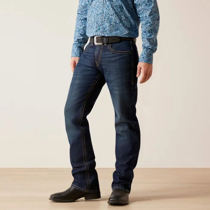 Ariat Denim Men M5 Straight Dennis Straight Jean Comet