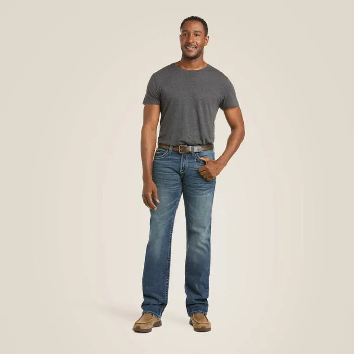 Ariat Denim Men M7 Rocker Stretch Coltrane Stackable Straight Leg Jean Silverton Ariat Denim Men M7 Rocker Stretch Coltrane Stackable Straight Leg Jean Silverton