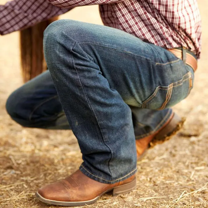Ariat Denim Men M7 Rocker Stretch Coltrane Stackable Straight Leg Jean Silverton Ariat Denim Men M7 Rocker Stretch Coltrane Stackable Straight Leg Jean Silverton