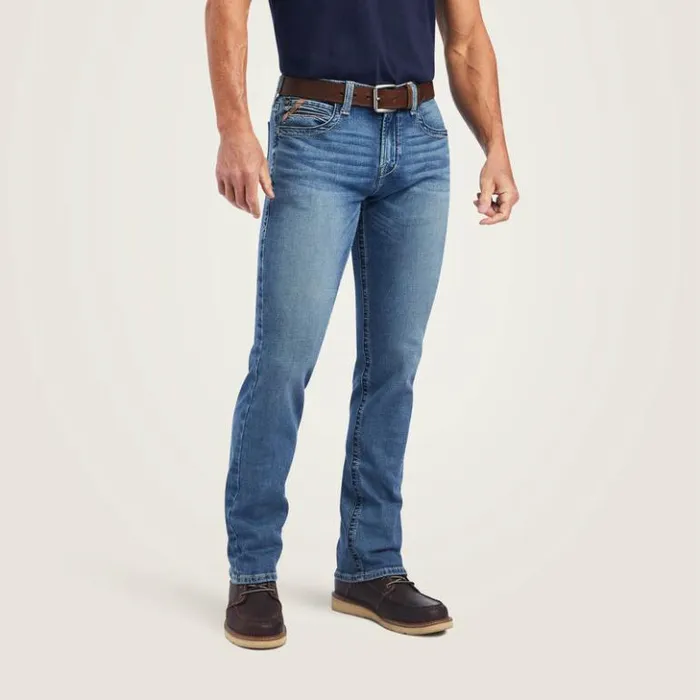 Ariat Denim Men M7 Slim Wessley Straight Jean Gaviota