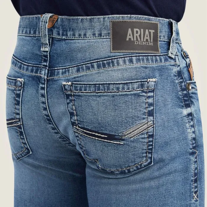 Ariat Denim Men M7 Slim Wessley Straight Jean Gaviota Ariat Denim Men M7 Slim Wessley Straight Jean Gaviota