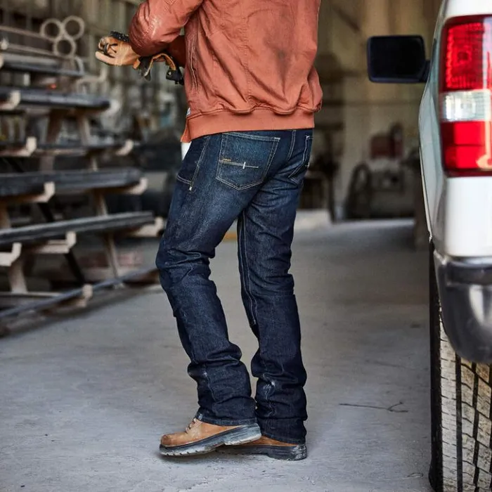 Ariat Denim Men Rebar M5 Straight DuraStretch Basic Double Front Stackable Straight Leg Jean Blackstone Ariat Denim Men Rebar M5 Straight DuraStretch Basic Double Front Stackable Straight Leg Jean Blackstone