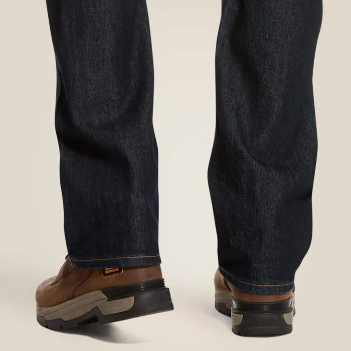 Ariat Denim Men Rebar M5 Straight DuraStretch Edge Stackable Straight Leg Jean Cobalt Ariat Denim Men Rebar M5 Straight DuraStretch Edge Stackable Straight Leg Jean Cobalt