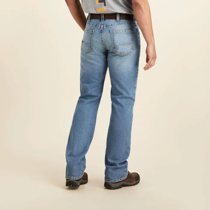 Ariat Denim Men Rebar M5 Straight DuraStretch Edge Straight Leg Jean Merced Ariat Denim Men Rebar M5 Straight DuraStretch Edge Straight Leg Jean Merced