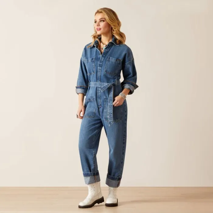 Ariat Denim Women Denim Jumpsuit Georgia