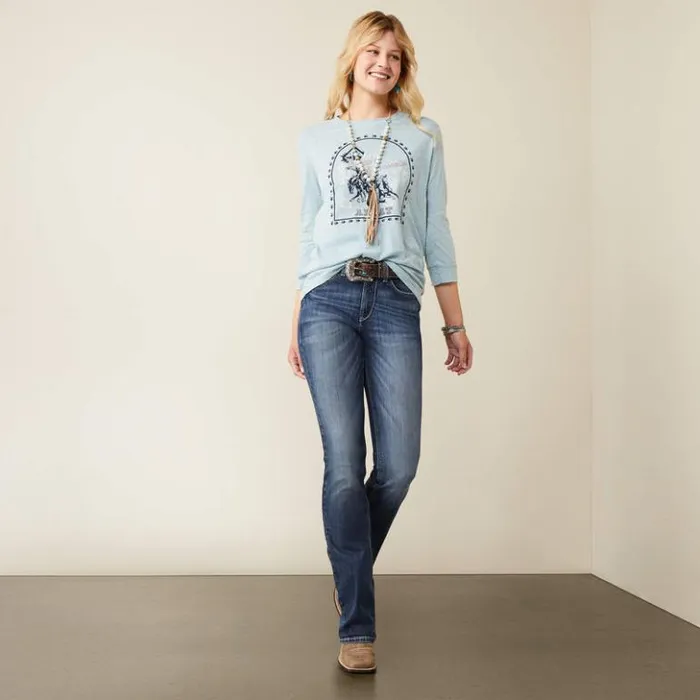 Ariat Denim Women REAL High Rise Saylor Boot Cut Jean Natalia Ariat Denim Women REAL High Rise Saylor Boot Cut Jean Natalia
