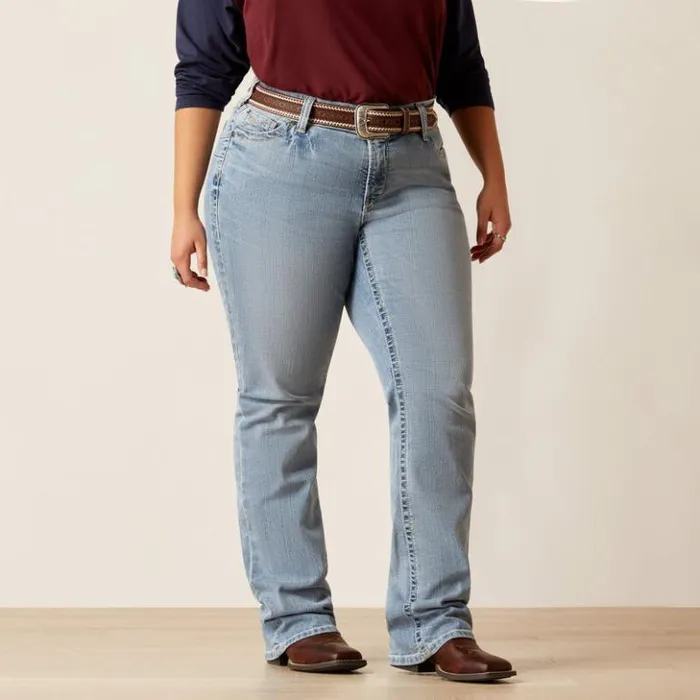 Ariat Denim Women REAL Mid Rise Kehlani Boot Cut Jean Colorado Ariat Denim Women REAL Mid Rise Kehlani Boot Cut Jean Colorado