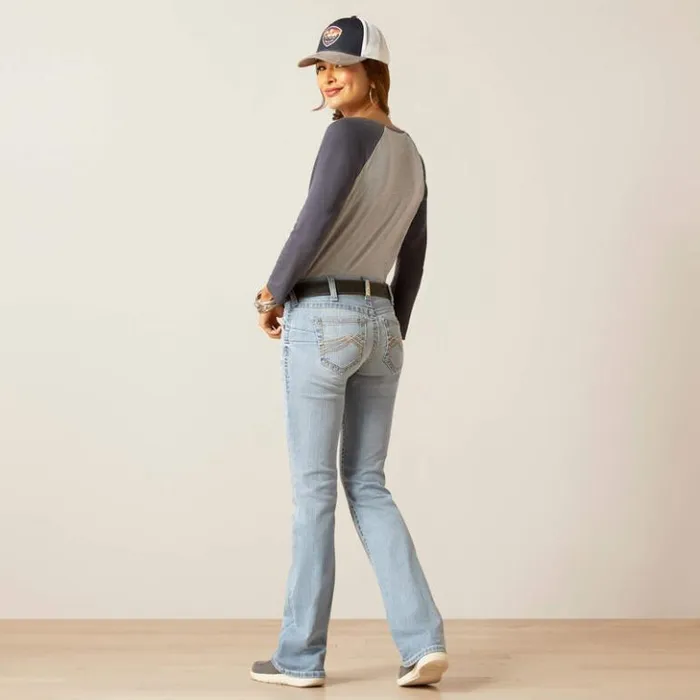 Ariat Denim Women REAL Mid Rise Kehlani Boot Cut Jean Colorado Ariat Denim Women REAL Mid Rise Kehlani Boot Cut Jean Colorado