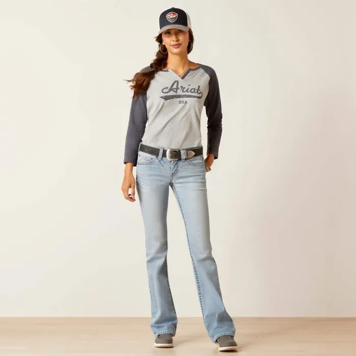 Ariat Denim Women REAL Mid Rise Kehlani Boot Cut Jean Colorado Ariat Denim Women REAL Mid Rise Kehlani Boot Cut Jean Colorado