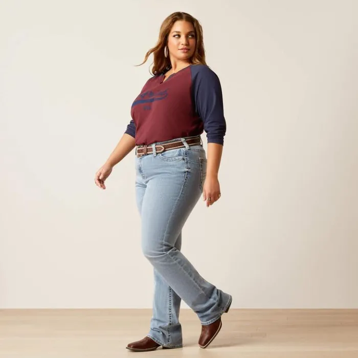 Ariat Denim Women REAL Mid Rise Kehlani Boot Cut Jean Colorado Ariat Denim Women REAL Mid Rise Kehlani Boot Cut Jean Colorado