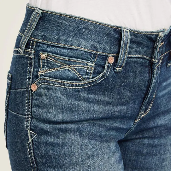 Ariat Denim Women REAL Perfect Rise Daphne Straight Jean Torrance Ariat Denim Women REAL Perfect Rise Daphne Straight Jean Torrance